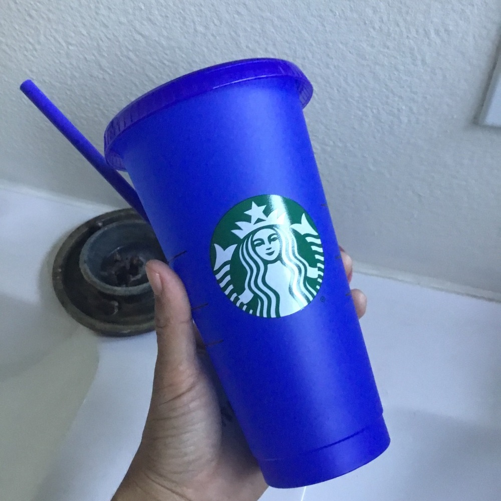 Color changing reusable cup